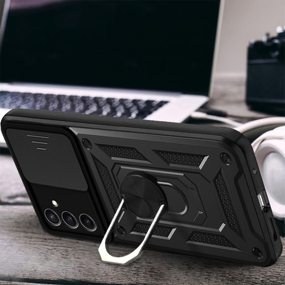 Telefontok a Samsung Galaxy S25 FE, CamShield Slide, fekete