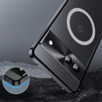 Kameravédő tok Google Pixel 8, CamShield MagSafe, átlátszó / fekete