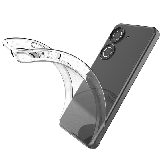 Vékony tok a Asus Zenfone 9 5G / 10 5G, Slim, átlátszó