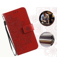 Pattintható tok a Xiaomi Redmi Note 13 5G, Mandala, piros