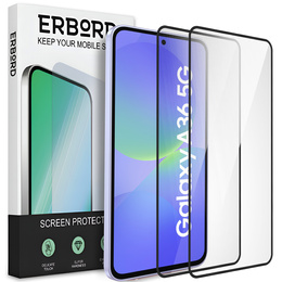 2x edzett üveg ERBORD 3D a Samsung Galaxy A36 5G teljes képernyő