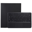 Tok + billentyűzet Samsung Galaxy Tab S9+, Leather Pen Slot TouchPad, fekete