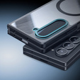 DuxDucis tok Samsung Galaxy Z Fold6 5G, Aimo Case, MagSafe, átlátszó / fekete