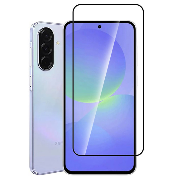 3D edzett üveg Samsung Galaxy A36 készülékhez, fekete keret