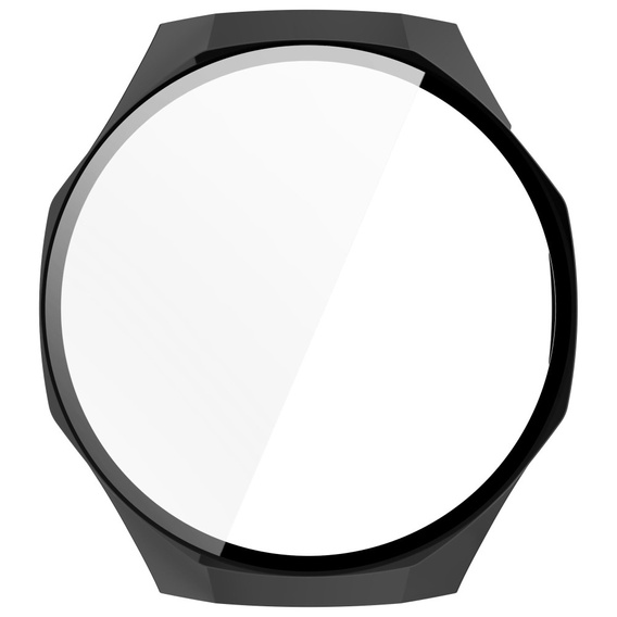 2in1 tok + edzett üveg a Huawei Watch GT 5 Pro 46mm-hoz, fekete