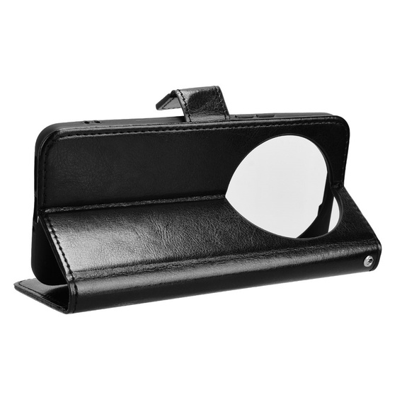 Pattintható tok a Xiaomi 14 Ultra, Crazy Horse Wallet, fekete