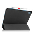 Tok iPad 10.9 2022 10 Gen, Smartcase tolltartóval, fekete