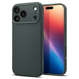 Spigen Liquid Air tok iPhone 17 Pro készülékhez, Abyss zöld
