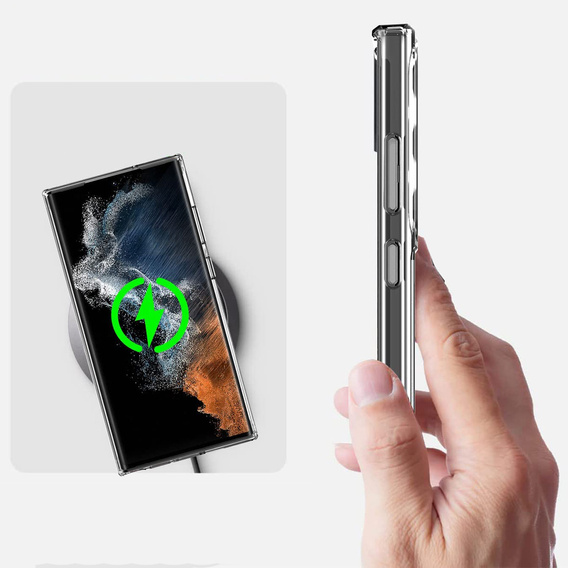 Telefontok a Samsung Galaxy S23 Ultra, Fusion Hybrid, átlátszó