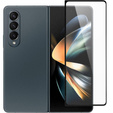 3D edzett üveg Samsung Galaxy Z Fold 5 5G készülékhez, fekete