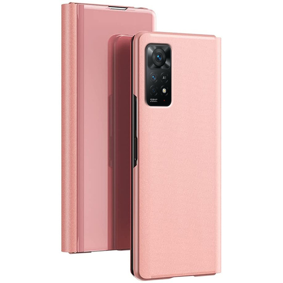 Telefontok a Xiaomi Redmi Note 11 Pro 4G / 5G, Clear View, rózsaszín rose gold