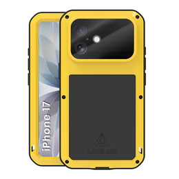 Páncélozott tok edzett üveggel iPhone 17-hez