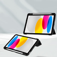 Tok iPad 10.9 2022 10 Gen, Smartcase Hybrid, tolltartó résszel, fekete