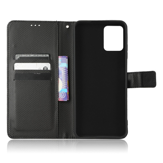 Pattintható tok a T Phone Pro 5G, Wallet Magnet, fekete