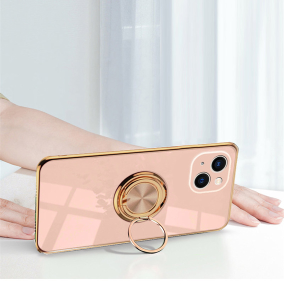 Telefontok a iPhone 14 Plus, Electro Ring, világos rózsaszín