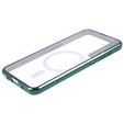 Magnetic Dual Glass MagSafe tok Samsung Galaxy S21+ Plus, zöld