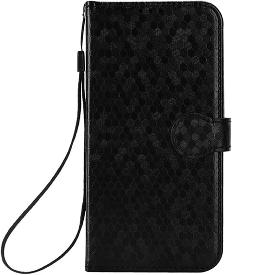 Flap tok Xiaomi Redmi A5, Wallet Rhombus, fekete