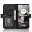 Pattintható tok a Motorola Moto G56 5G, Card Slot, fekete
