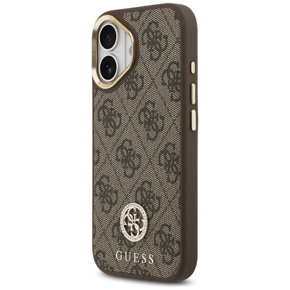 GUESS 4G Strass Logo MagSafe tok pánttal iPhone 17-hez