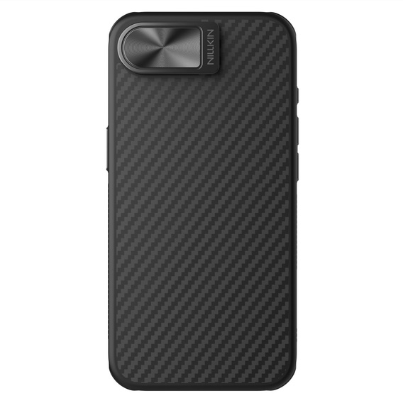 Tok iPhone 16e, páncélozott Nillkin, Carboprof Case, Magsafe, fekete
