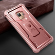 Páncélozott tok a Samsung Galaxy S9, Dexnor Full Body, rózsaszín
