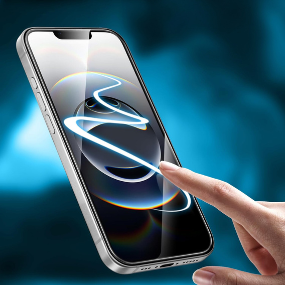2x edzett üveg a iPhone 13/13 Pro, ERBORD 9H Hard Glass a képernyőn
