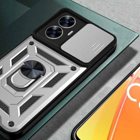 Telefontok a Realme C55, CamShield Slide, ezüst