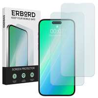 2x edzett üveg ERBORD 9H Hard Glass a képernyőn a iPhone 14 Pro