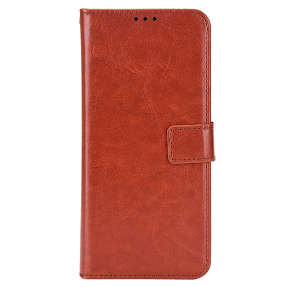 Pattintható tok a Infinix Note 12 5G, Crazy Horse Wallet, barna
