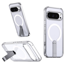 Fusion hibrid tok Google Pixel 10 Pro XL készülékhez, MagSafe, állvánnyal, átlátszó