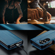 CASEME Litchi pénztárca flip tok Samsung Galaxy Z Fold7 5G számára