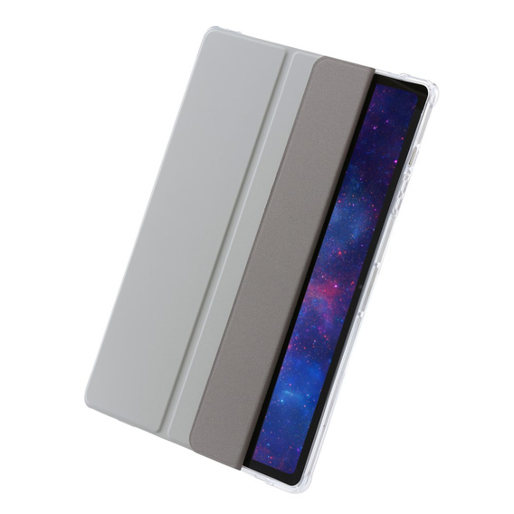 Tok Samsung Galaxy Tab S9 Ultra, Smartcase Hybrid, tolltartó résszel, szürke