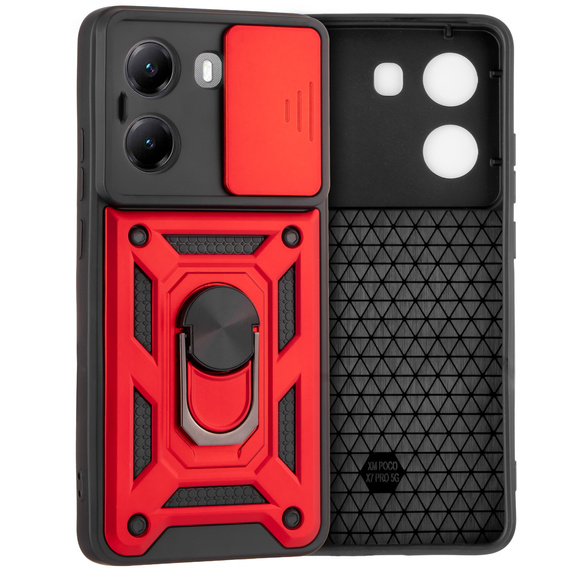 Telefontok a Xiaomi Poco X7 Pro 5G, CamShield Slide, piros