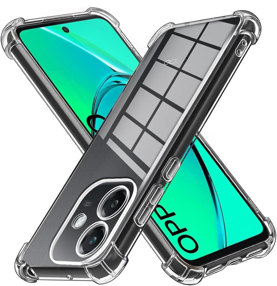 Telefontok a Oppo A5 Pro 5G, Dropproof, átlátszó