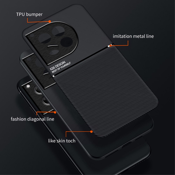 tok OnePlus 12 5G, mágneses markolatlemezzel, fekete