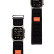 ERBORD Runner Nylon szíj az Apple Watch 1/2/3/4/4/5/6/7/8/9/SE/ULTRA/ULTRA 2 42/44/45/49MM órához