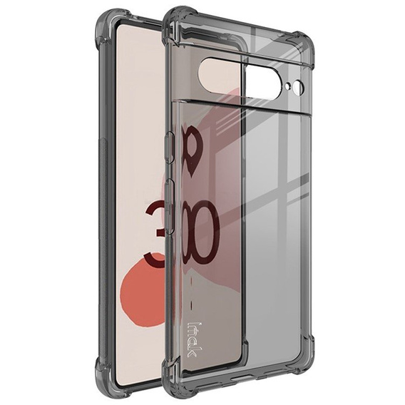 IMAK Telefontok a Google Pixel 7 Pro 5G, Dropproof, átlátszó / fekete