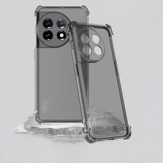 IMAK Telefontok a OnePlus 11 5G, Dropproof, átlátszó / fekete