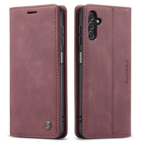 CASEME tok Samsung Galaxy A04S / A13 5G, Leather Wallet Case, piros