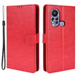 Pattintható tok a Infinix Hot 11s, Crazy Horse Wallet, piros