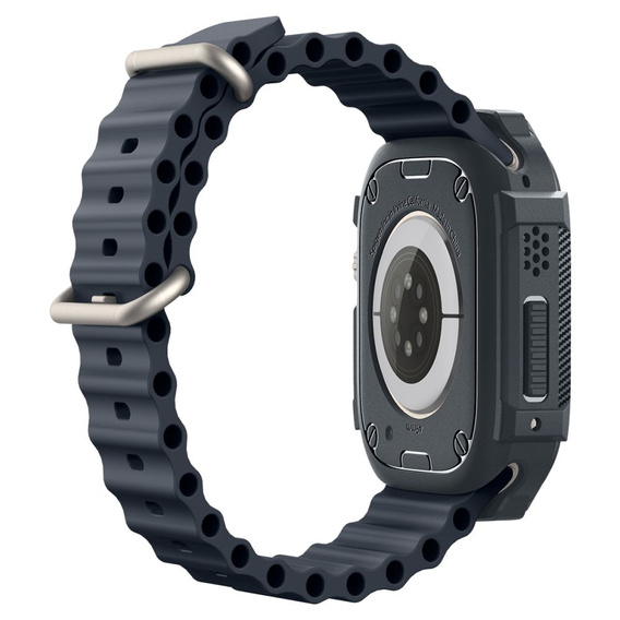 Spigen Rugged Armor Dark Gray tok Apple Watch Ultra 1 / 2 (49 mm) készülékhez