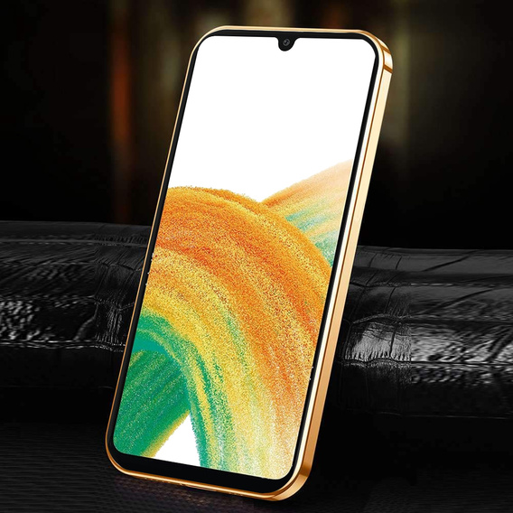 Telefontok a Samsung Galaxy A33 5G, Cowhide Leather, kék