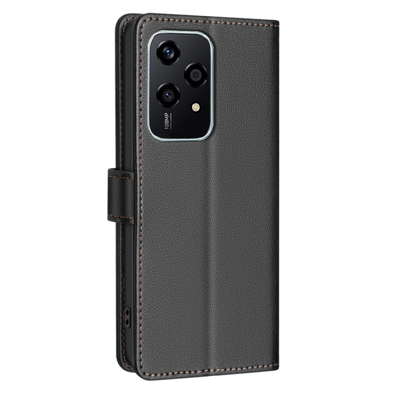 Pattintható tok a Honor 200 Lite, BINFEN Wallet, fekete