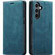Telefontok a Samsung Galaxy A55, ERBORD Vintage, kék + üveg a képernyőhöz