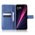 Pattintható tok a T Phone 5G, Wallet Magnet, kék
