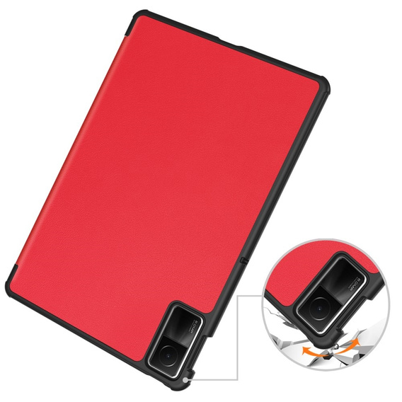 Tok Xiaomi Redmi Pad SE 11", Smartcase, piros