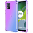 Tok Motorola Moto E13, Gradient Dropproof, Lila / kék