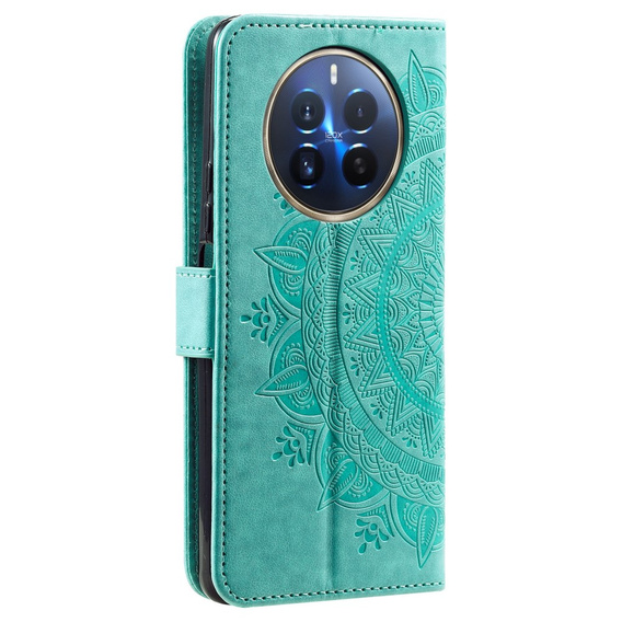 Pattintható tok a Realme 12 Pro 5G / 12 Pro+ 5G, Mandala, zöld