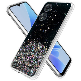 Telefontok a Oppo A17, Glittery, fekete