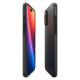 Spigen tok iPhone 16 Plus készülékhez, Thin Fit Mag, szürke + 9H edzett üveg